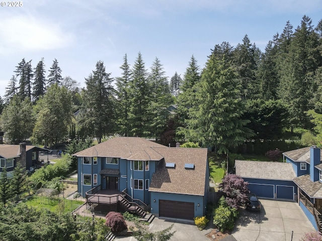 6765 SW 153rd Ave, Beaverton, OR 97007 - aerial view of property and surrounding area