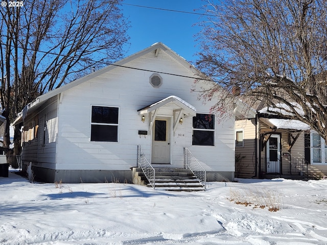 view of front of home