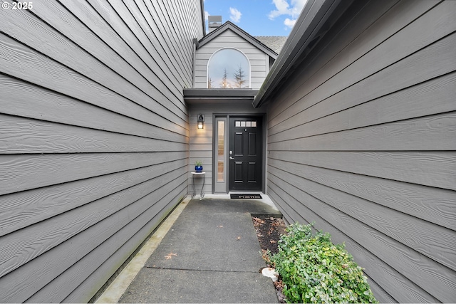 view of property entrance