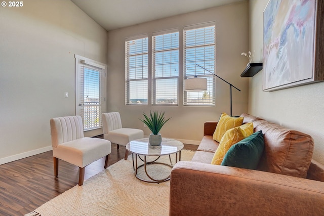 16417 NW Chadwick Way Unit 302, Portland, OR 97229 - sitting room with wood finished floors and baseboards