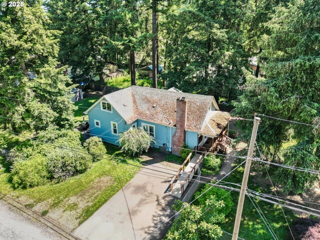 13307 SE Raymond St, Portland, OR 97236 - aerial view of property and surrounding area