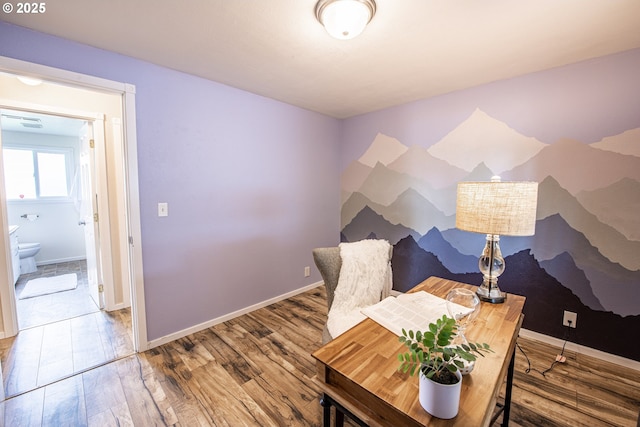 5354 Cody Ave, Eugene, OR 97402 - bedroom featuring wood finished floors and connected bathroom