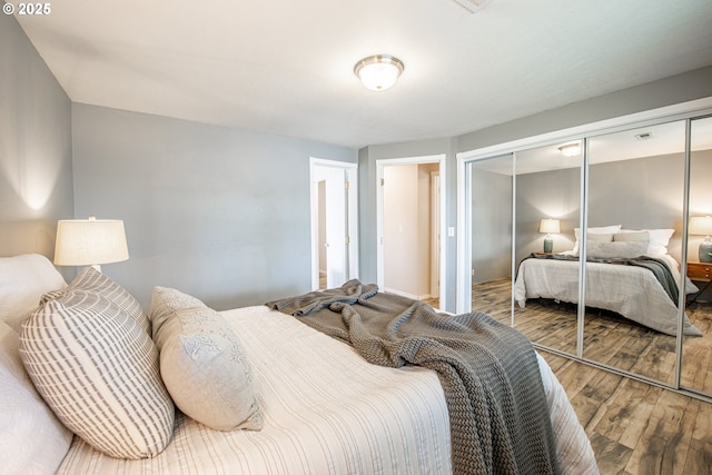 5354 Cody Ave, Eugene, OR 97402 - bedroom featuring wood finished floors and a closet