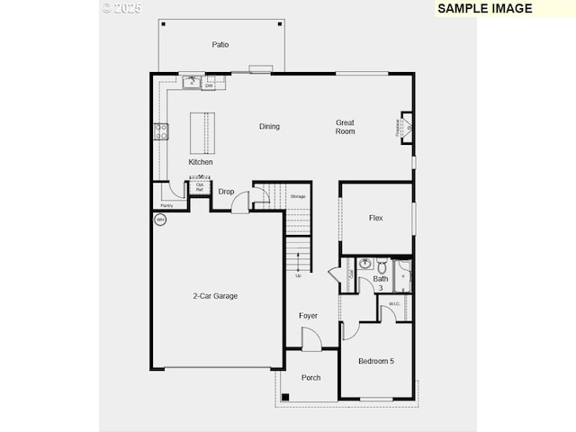 14906 NW Legend St, Portland, OR 97229 - home floor plan
