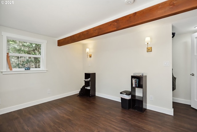 38 Meadows Loop, Lyle, WA 98635 - unfurnished living room featuring wood finished floors and baseboards