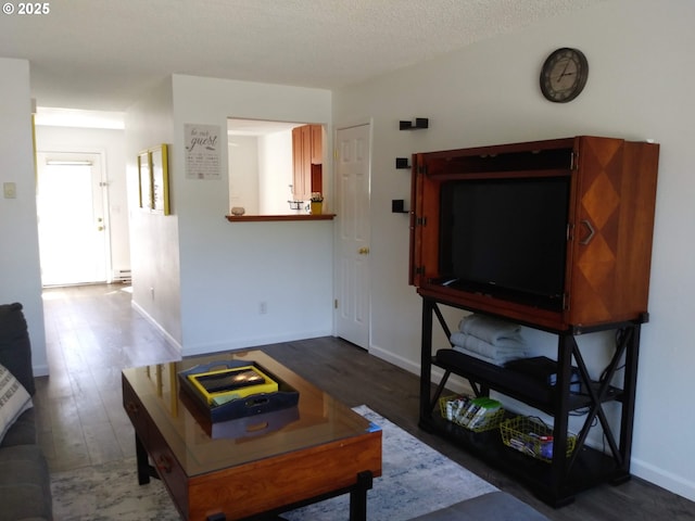 878 I St, Washougal, WA 98671 - living area featuring wood finished floors and baseboards