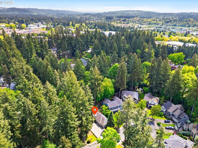 17712 SW 81st Pl, Durham, OR 97224 - aerial view of property's location with a heavily wooded area and nearby suburban area
