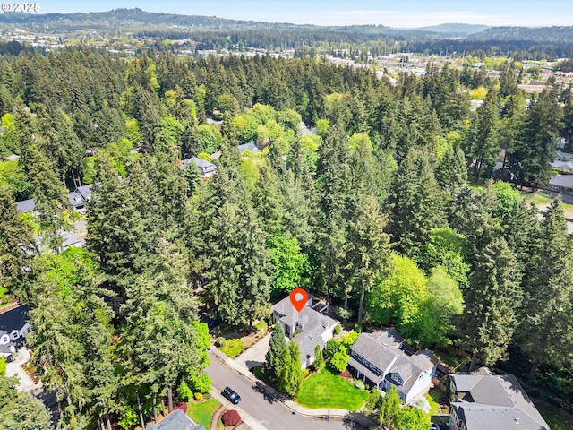 17712 SW 81st Pl, Durham, OR 97224 - aerial view of property's location featuring a forest and nearby suburban area