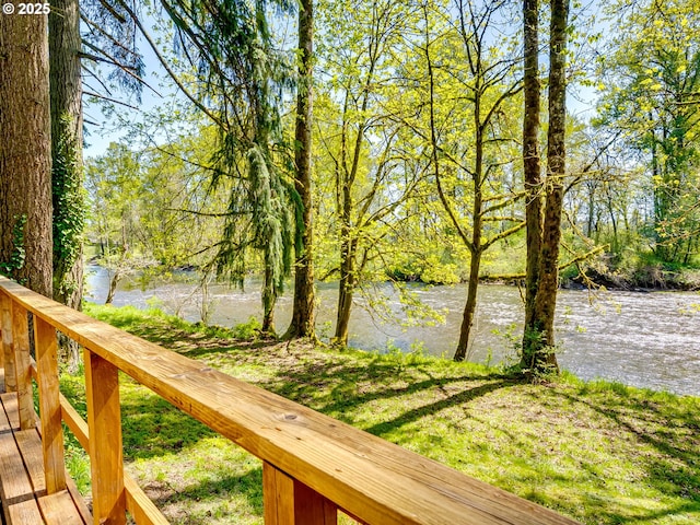 26619 NE 77th Ave, Battle Ground, WA 98604 - wooden deck featuring a water view