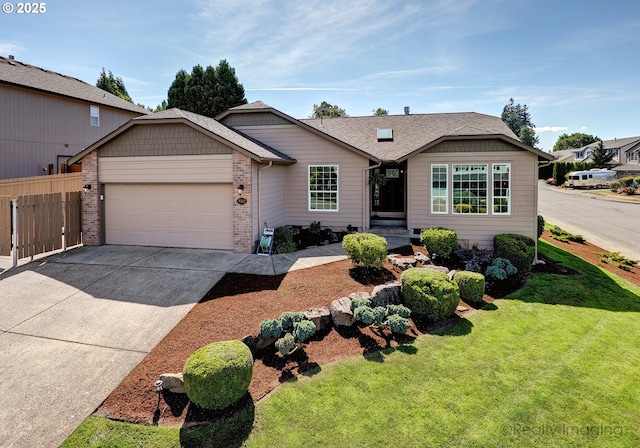 9312 NE 30th Ave, Vancouver, WA 98665 - ranch-style home featuring a garage, concrete driveway, and brick siding