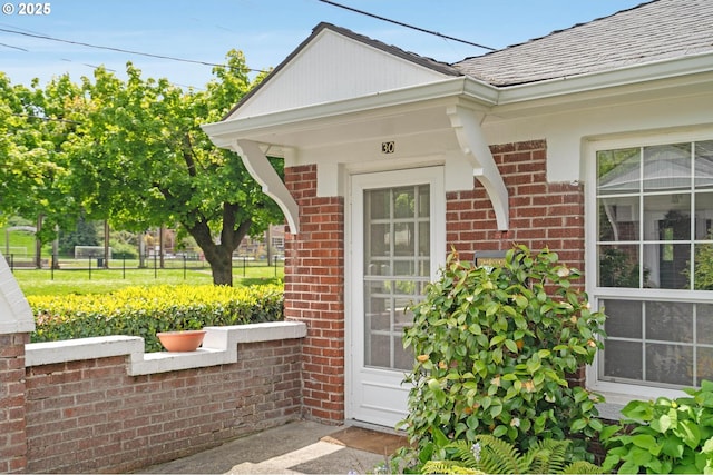 2643 NW Raleigh St Unit 30, Portland, OR 97210 - entrance to property with brick siding and roof with shingles