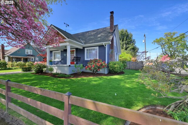 683 Laurel, Junction City, OR 97448 - bungalow-style house featuring a porch and a shingled roof