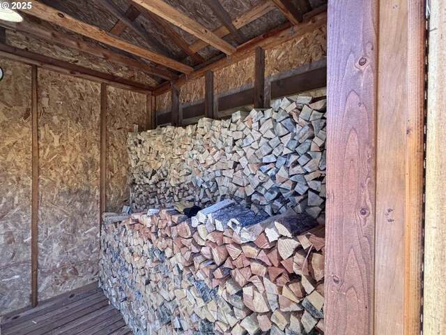 view of storage