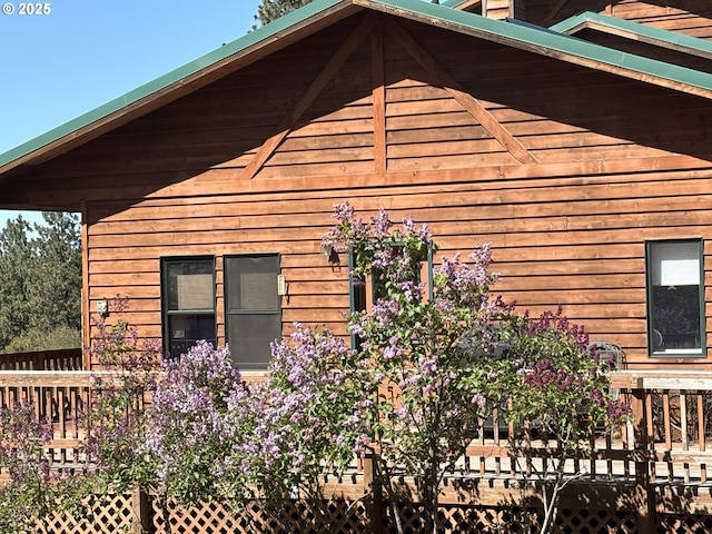 163 Goldenpine, Goldendale, WA 98620 - view of home's exterior featuring a wooden deck