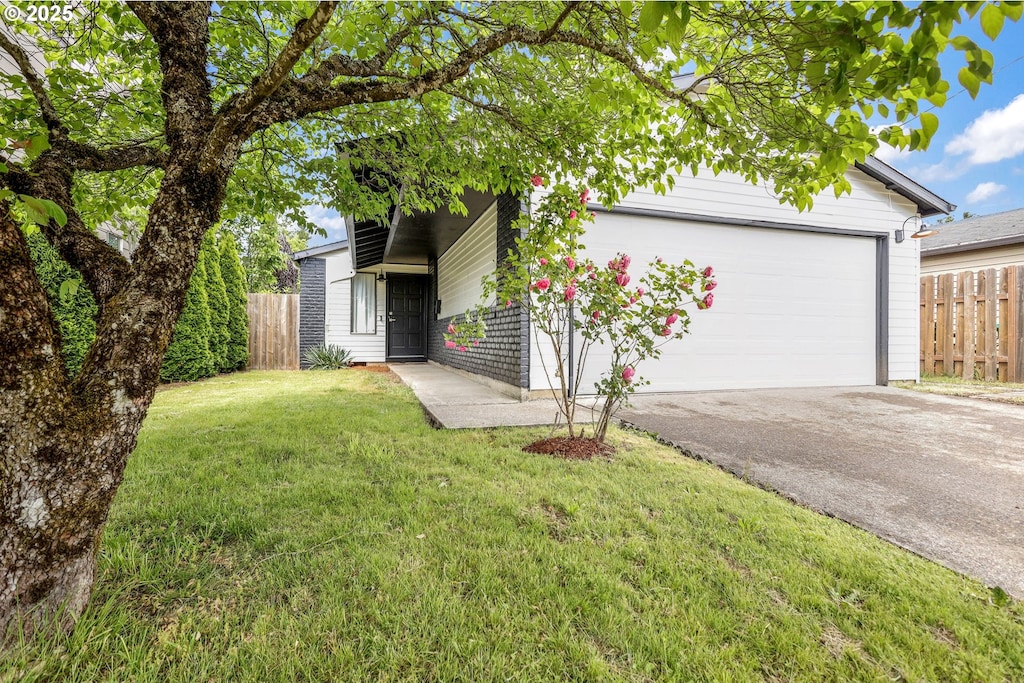 9259 SE Clay St, Portland, OR 97216 - view of front of house with asphalt driveway