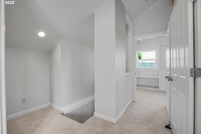 1605 NE 76th Ave, Portland, OR 97213 - additional living space with carpet, vaulted ceiling, and recessed lighting
