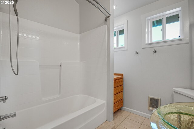 1605 NE 76th Ave, Portland, OR 97213 - full bathroom with bathtub / shower combination, tile patterned flooring, and vanity