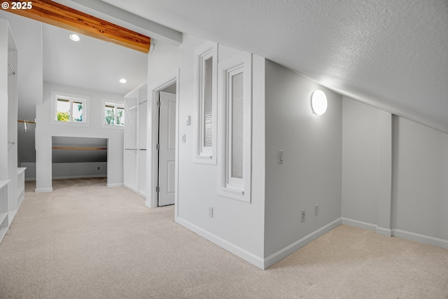1605 NE 76th Ave, Portland, OR 97213 - hall featuring carpet floors, recessed lighting, and a textured ceiling