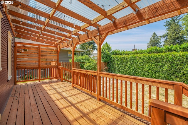 1605 NE 76th Ave, Portland, OR 97213 - wooden deck featuring a pergola