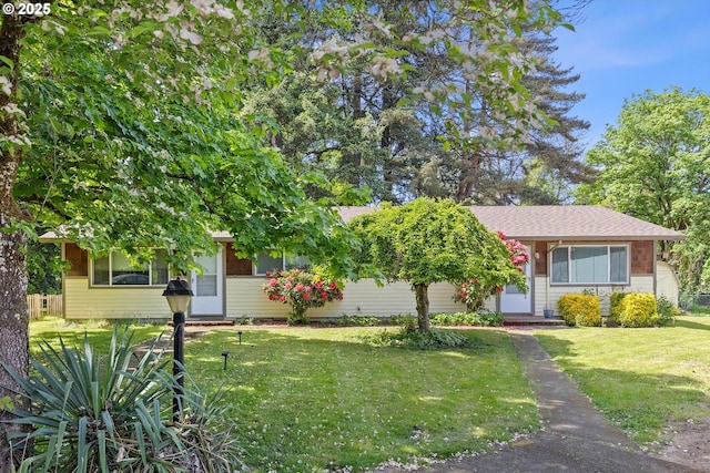 14737 SW Hall Blvd, Tigard, OR 97224 - view of front of home featuring a front yard