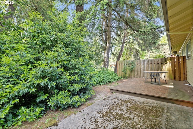 14737 SW Hall Blvd, Tigard, OR 97224 - view of patio / terrace featuring fence and a deck