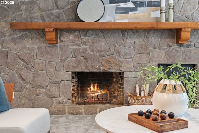 17787 Kelok Rd, Lake Oswego, OR 97034 - detailed view of a stone fireplace