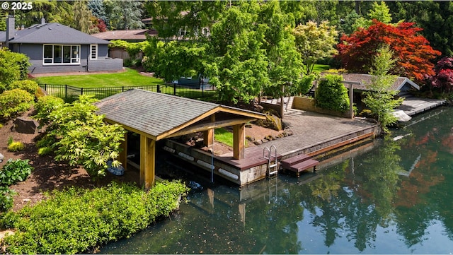 17787 Kelok Rd, Lake Oswego, OR 97034 - dock featuring a water view