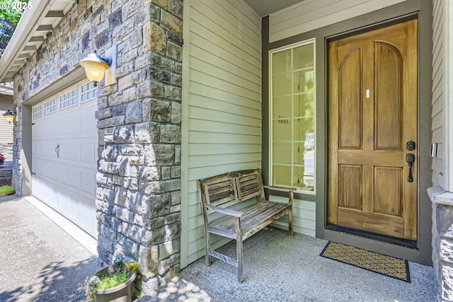 13902 SW Andrew Ter, Portland, OR 97224 - doorway to property with stone siding and driveway