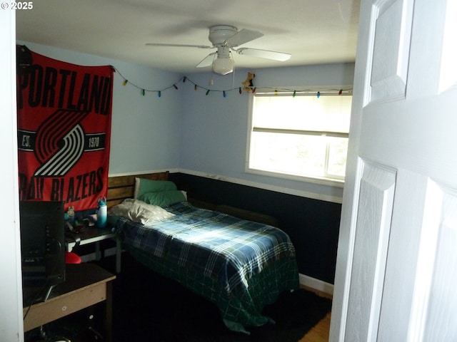22225 SE Peggy Ann Dr, Damascus, OR 97089 - bedroom featuring a ceiling fan