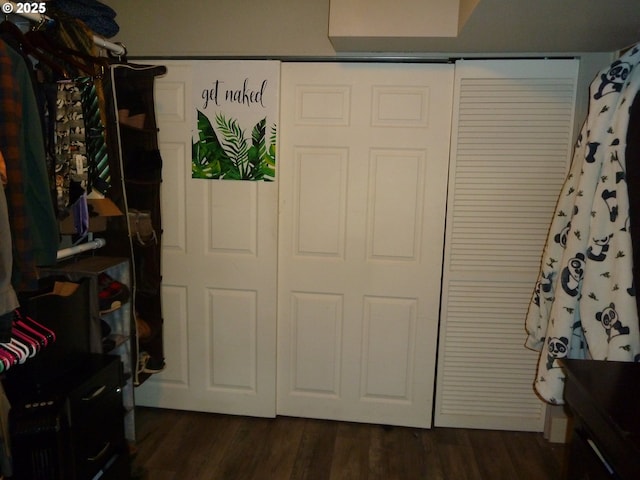 22225 SE Peggy Ann Dr, Damascus, OR 97089 - spacious closet featuring dark wood-style flooring