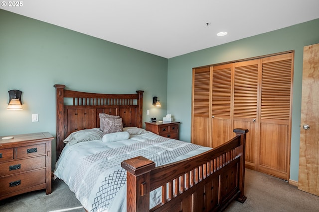620 NW Naito Pkwy Unit B12, Portland, OR 97209 - carpeted bedroom with a closet