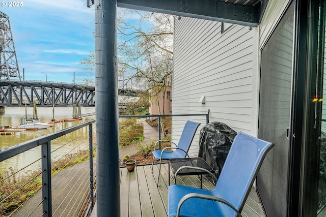 620 NW Naito Pkwy Unit B12, Portland, OR 97209 - balcony with a water view