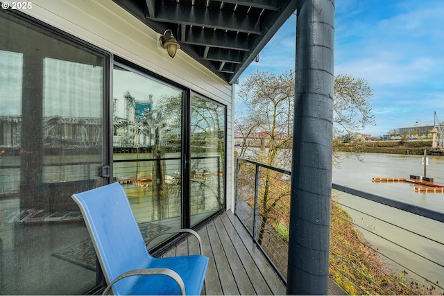 620 NW Naito Pkwy Unit B12, Portland, OR 97209 - balcony with a water view