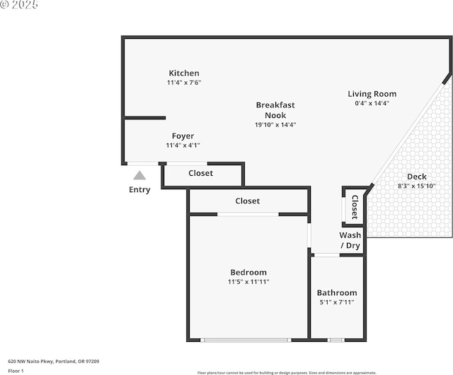 620 NW Naito Pkwy Unit B12, Portland, OR 97209 - view of layout
