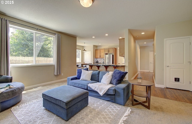 10201 NE 46th Ave, Vancouver, WA 98686 - carpeted living room featuring recessed lighting