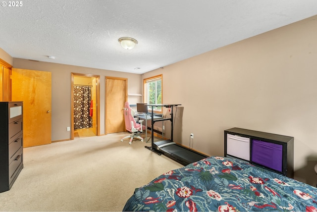 3929 SE 117th Pl, Portland, OR 97266 - bedroom featuring carpet floors and a textured ceiling