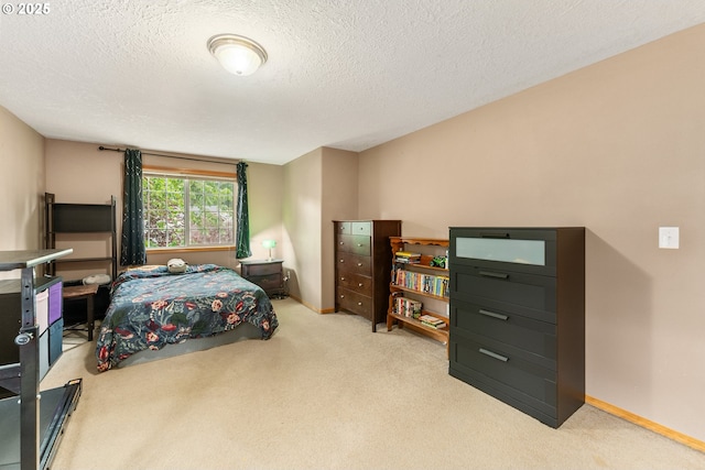 3929 SE 117th Pl, Portland, OR 97266 - bedroom featuring light colored carpet and a textured ceiling