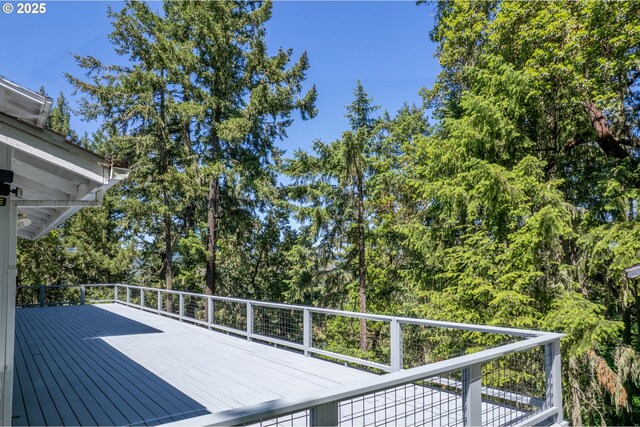 416 Elmar Dr, Winchester, OR 97495 - deck with view of scattered trees