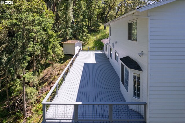 416 Elmar Dr, Winchester, OR 97495 - view of wooden deck