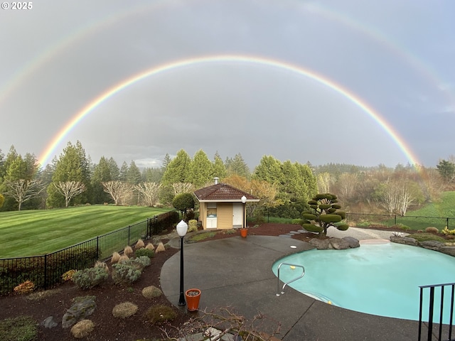 300 SE Arrow Creek Ln, Gresham, OR 97080 - view of swimming pool with a patio