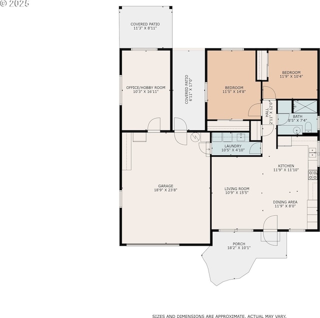 427 E Clackamas Cir, Woodburn, OR 97071 - view of layout