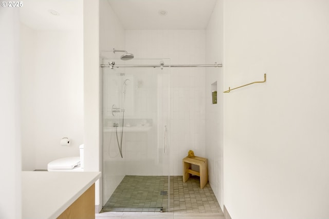 4889 NE Going St, Portland, OR 97218 - bathroom with a stall shower and vanity