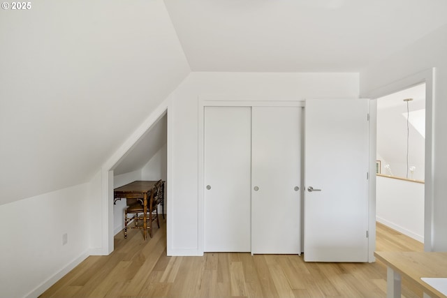 4889 NE Going St, Portland, OR 97218 - additional living space with light wood-style floors and baseboards