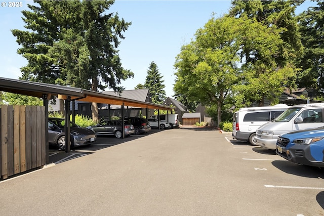 4889 NE Going St, Portland, OR 97218 - view of partially covered parking lot