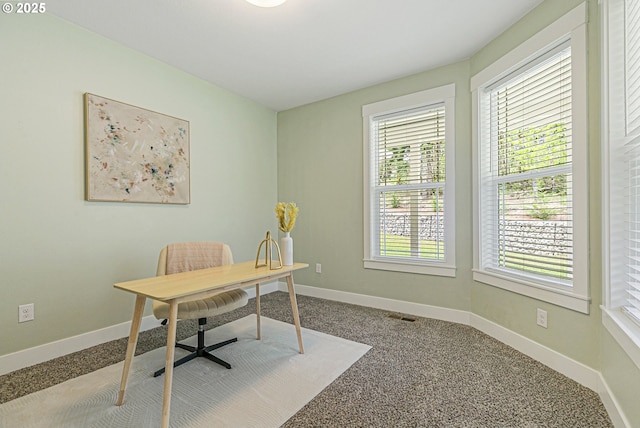 39313 NE 143rd Pl, Amboy, WA 98601 - carpeted office space featuring baseboards and visible vents