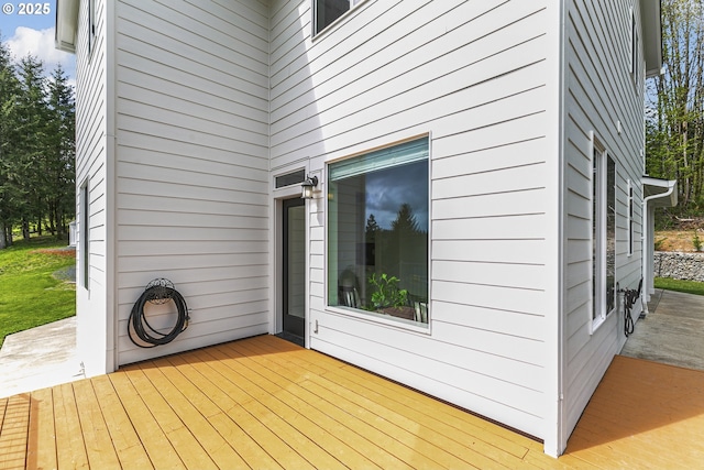 39313 NE 143rd Pl, Amboy, WA 98601 - view of wooden deck