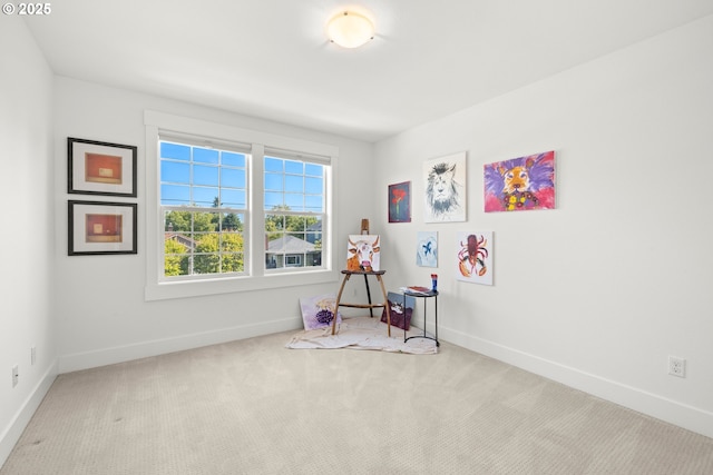 2608 N Winchell St, Portland, OR 97217 - playroom featuring baseboards and carpet flooring