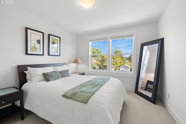 2608 N Winchell St, Portland, OR 97217 - bedroom with carpet flooring and baseboards