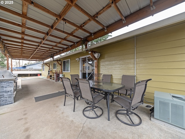 view of patio / terrace with grilling area