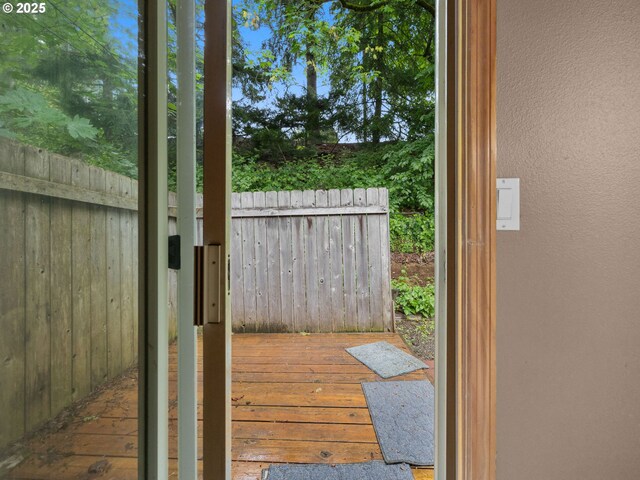 17555 Koch Ct, Sandy, OR 97055 - entryway featuring hardwood / wood-style floors